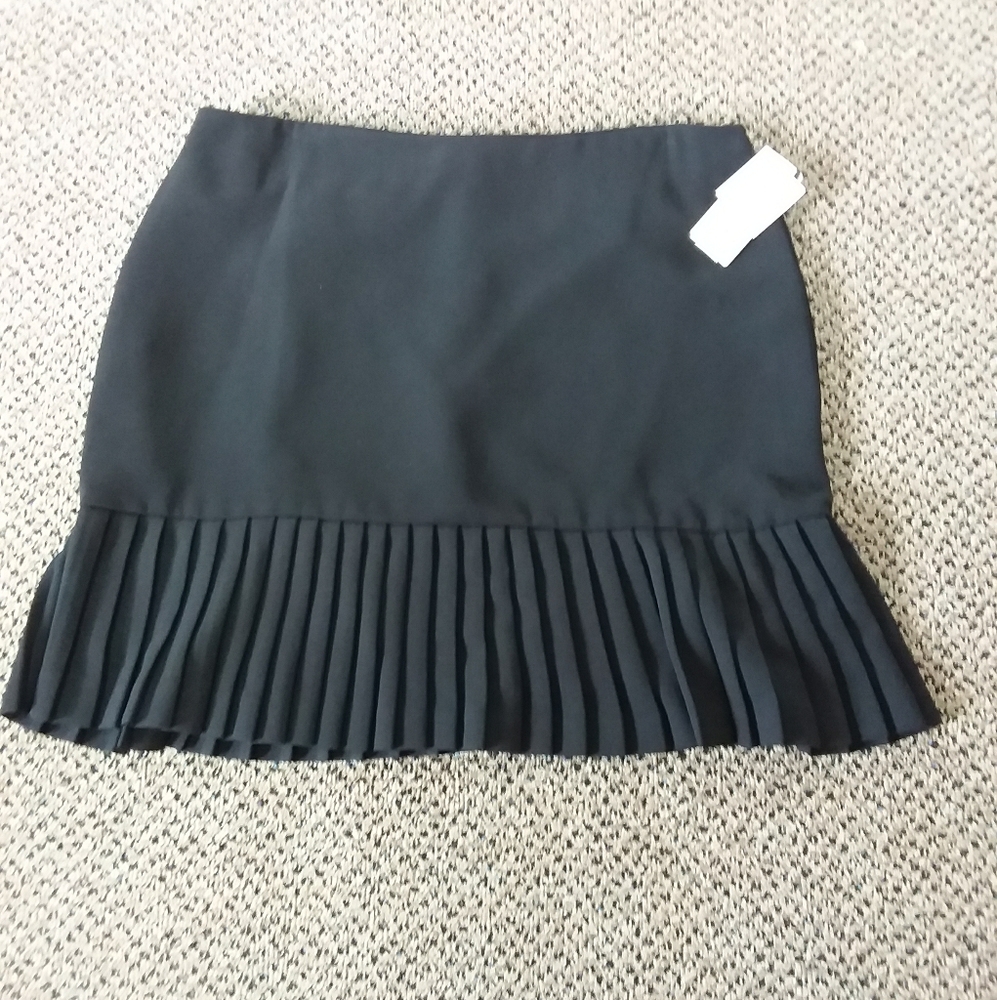 Women's  SC Collection Elegant Black Pleated Skirt Size 14